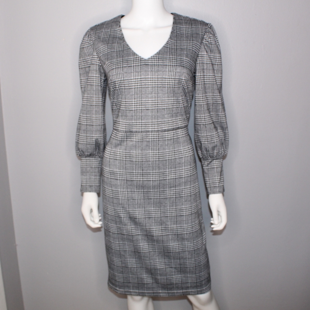 ABS Plaid Dress